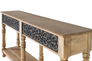Console en manguier - 180 x 80 x 40 cm