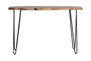 Console - Noir et naturel