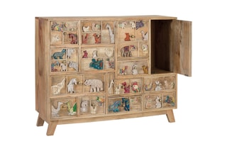 Commode 1 porte - Naturel