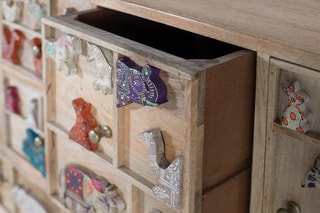 Commode 1 porte - Naturel