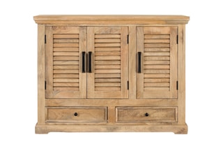 Buffet 3 portes en manguier - 120 x 180 x 40 cm