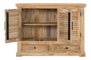 Buffet 3 portes en manguier - 120 x 180 x 40 cm