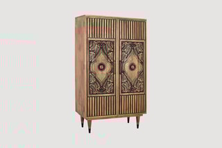 Buffet 2 portes en manguier - 150 x 90 x 43 cm