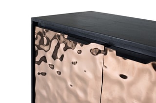 Buffet 4 portes en manguier - 175 x 90 x 42 cm