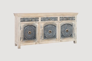 Buffet 3 portes en manguier - 180 x 90 x 40 cm
