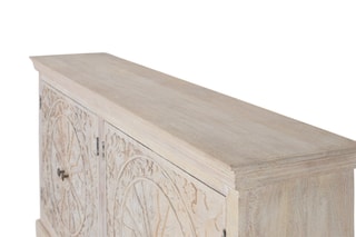 Buffet 4 portes en manguier - 180 x 40 x 90 cm