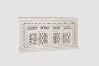 Buffet 4 portes - Blanc