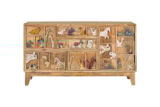 Buffet 1 porte - Naturel