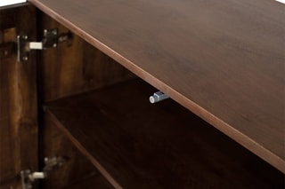 Buffet 4 portes en manguier - 80 x 180 x 46 cm