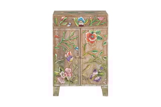 Buffet 2 portes en manguier - 40 x 60 x 31 cm