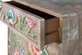 Buffet 2 portes en manguier - 40 x 60 x 31 cm