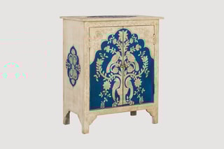 Buffet 2 portes en manguier - 66 x 76 x 33 cm