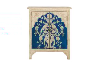 Buffet 2 portes en manguier - 66 x 76 x 33 cm