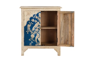 Buffet 2 portes en manguier - 66 x 76 x 33 cm