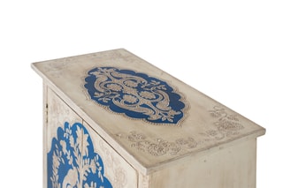 Buffet 2 portes en manguier - 66 x 76 x 33 cm