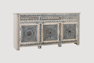 Buffet 3 portes en manguier - 190 x 96 x 44 cm