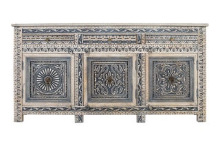 Buffet 3 portes en manguier - 190 x 96 x 44 cm