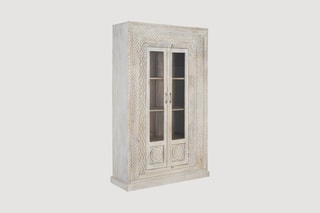 Armoire 2 portes en manguier - 110 x 180 x 40 cm