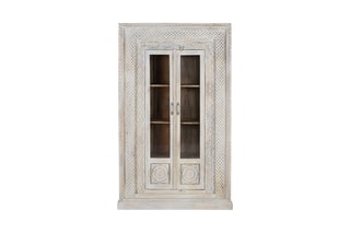 Armoire 2 portes en manguier - 110 x 180 x 40 cm