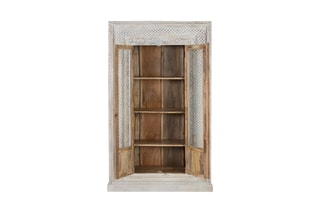 Armoire 2 portes en manguier - 110 x 180 x 40 cm