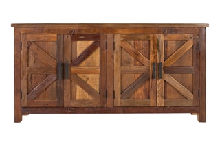 Buffet 4 portes en bois - 180 x 90 x 40 cm