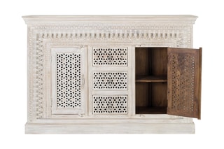 Buffet 2 portes - Blanc