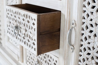 Buffet 2 portes - Blanc