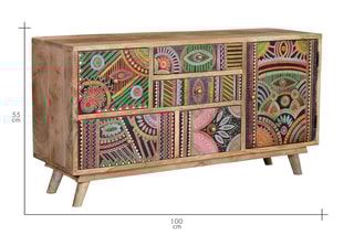 Buffet 1 porte - Multicolore