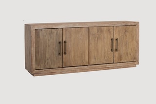 Buffet 4 portes en bois recyclé - 190 x 80 x 40 cm