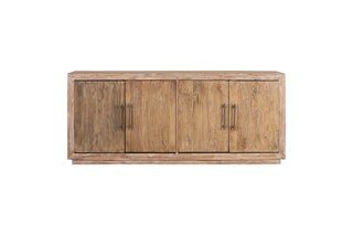 Buffet 4 portes en bois recyclé - 190 x 80 x 40 cm