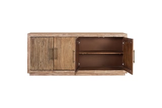 Buffet 4 portes en bois recyclé - 190 x 80 x 40 cm
