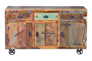 Buffet 3 portes - Naturel