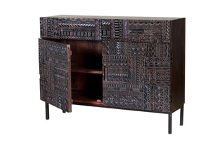Buffet 2 portes - Noir