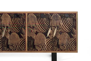 Buffet 6 portes - Naturel