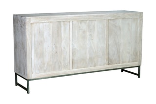 Buffet 2 portes - Blanc vieilli
