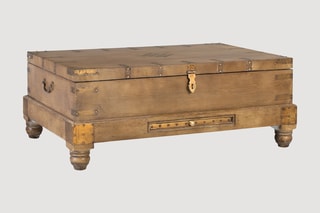 Table basse en manguier massif - 105 x 40 x 70 cm