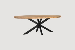 Table basse en manguier - 220 x 100 x 77 cm