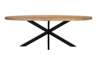 Table basse en manguier - 220 x 100 x 77 cm