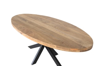 Table basse en manguier - 220 x 100 x 77 cm