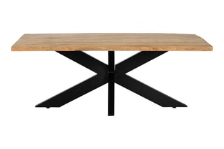 Table basse en manguier massif et bois d’acacia - 120 x 46 x 70 cm