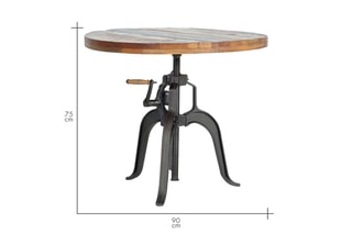 Table basse - Naturel et noir