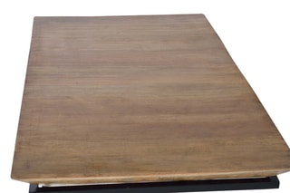 Table basse - 
Naturel et noir