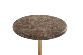 Table basse - Naturel et doré