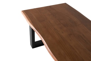 Table basse - Naturel et noir