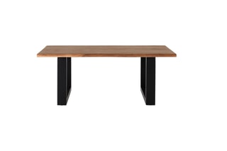 Table basse - Naturel et noir