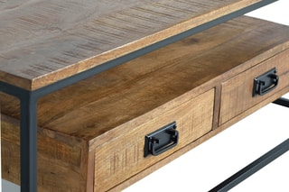 Table basse - Naturel et noir