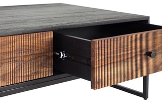 Table basse - Noir et marron