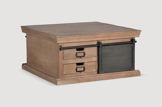 Table basse 1 porte - Naturel