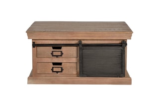 Table basse 1 porte - Naturel