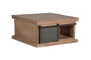 Table basse 1 porte - Naturel
